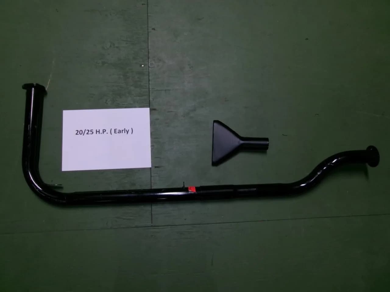 1x Down pipe with flange and 1x Fich tail