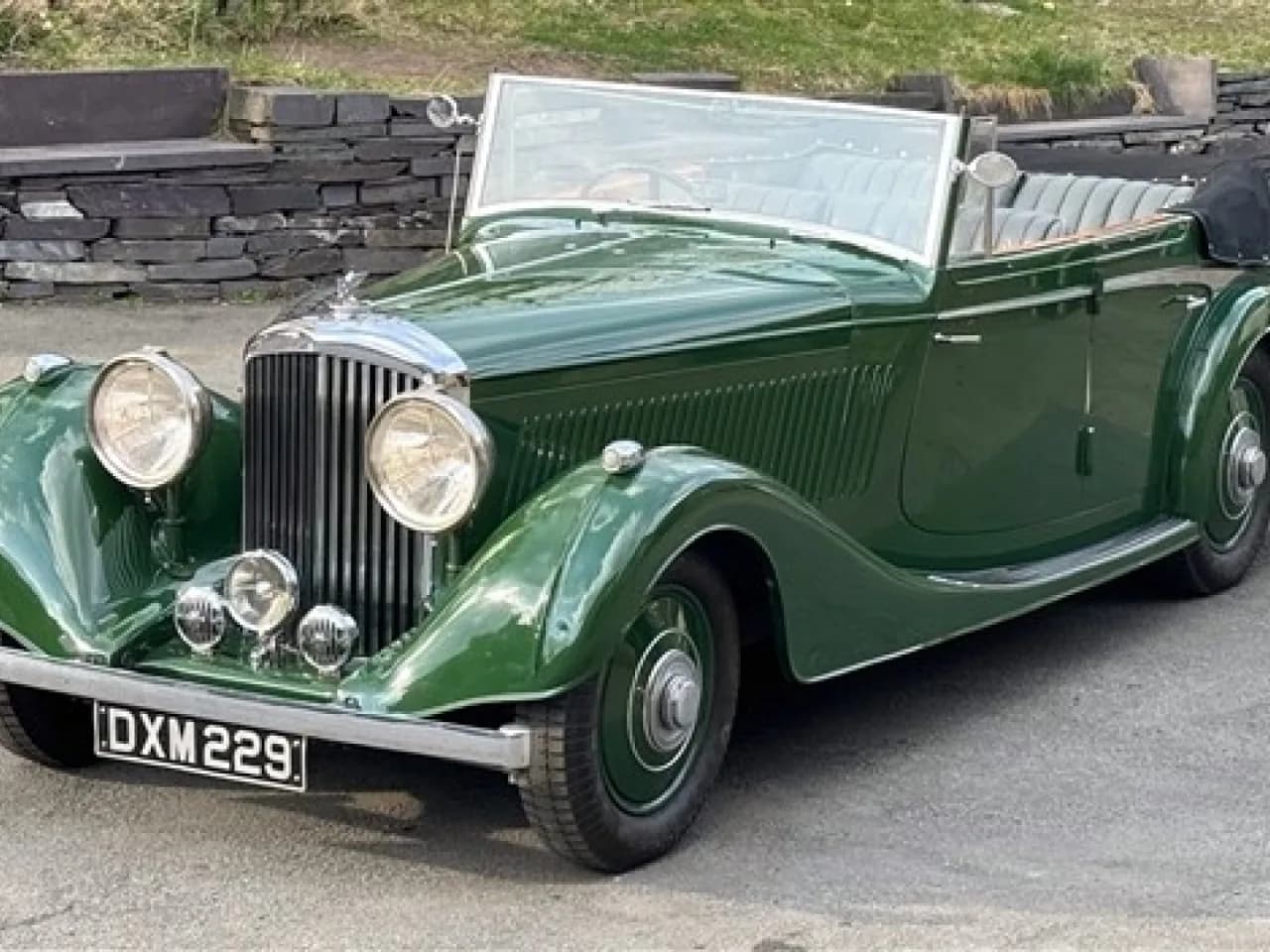 1937 Bentley 4 1/4 Ltr Vanden Plas Allweather Tourer B179JY - Thumbnail 4