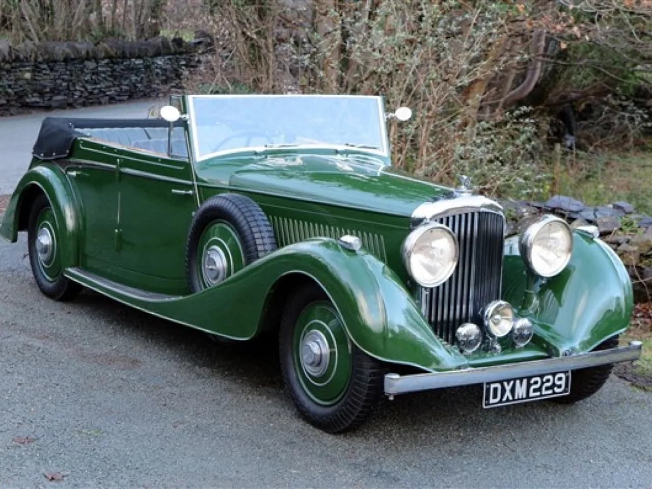 1937 Bentley 4 1/4 Ltr Vanden Plas Allweather Tourer B179JY - Image 6