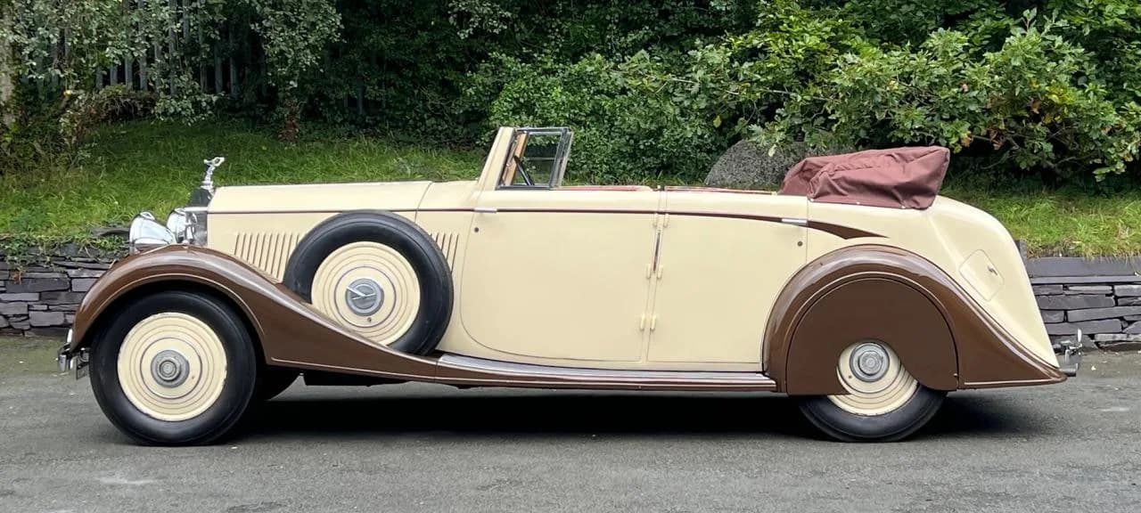 1938 Rolls - Royce 25/30 Park Ward 4 dr All weather Cabriolet - Thumbnail 3