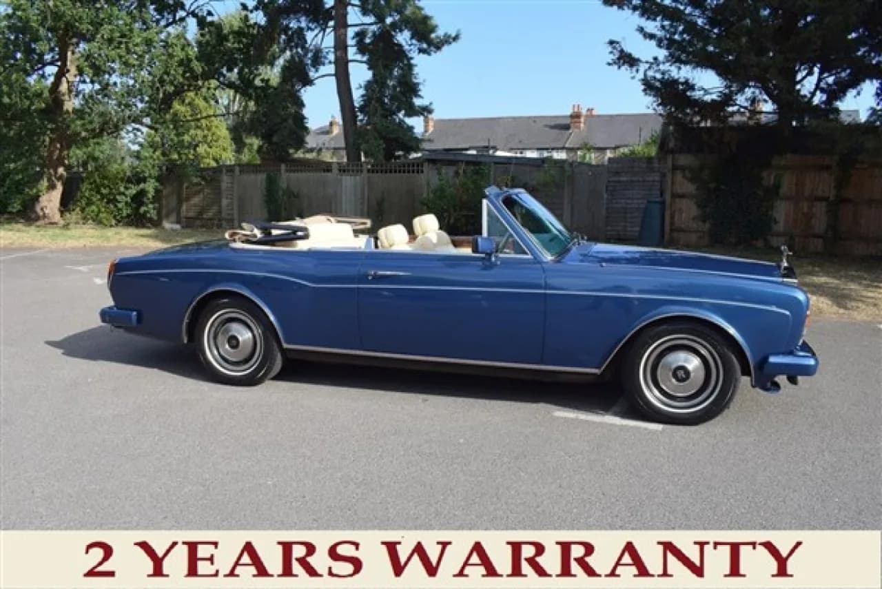 1985 B Rolls Royce Corniche Convertible